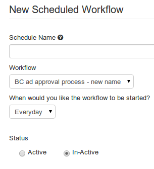 Scheduling Recurring Workflows
