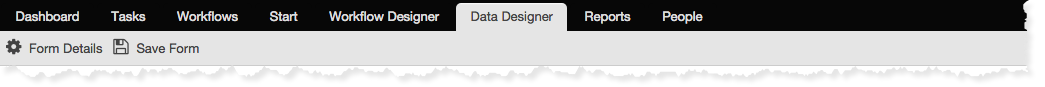 Workflow Designer Tool Bar Workflow Designer Tool Bar