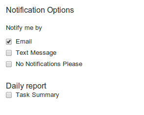 Personalized notification settings